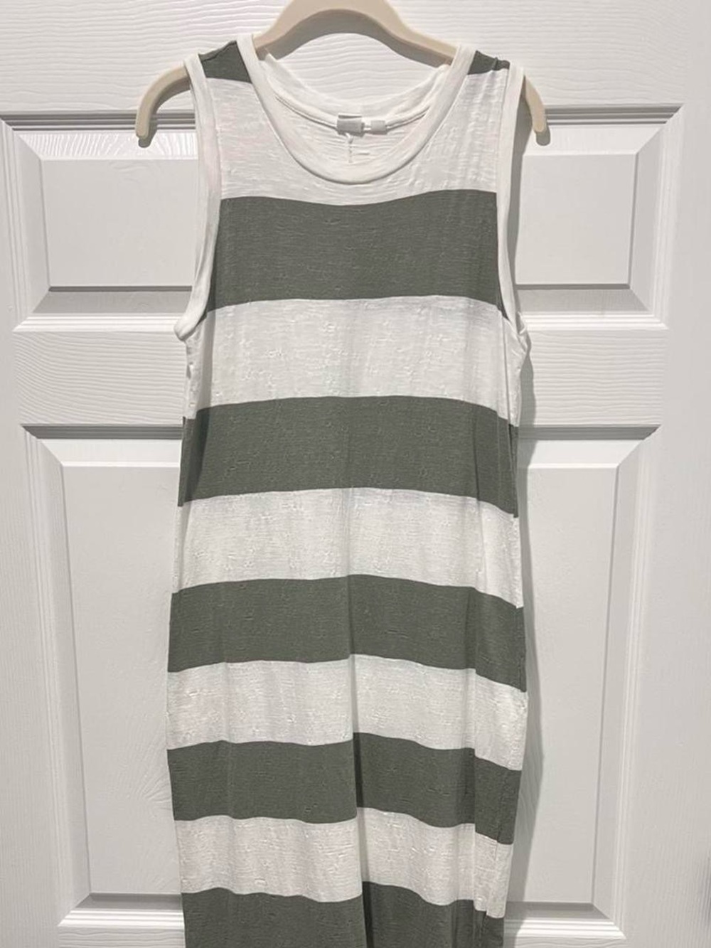 GAP White Lightweight Ribbed Tank Top